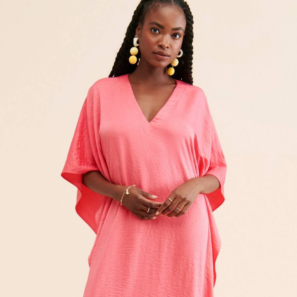 Coral Pink "Lightly Used" Caftan size M from Ripley Radar